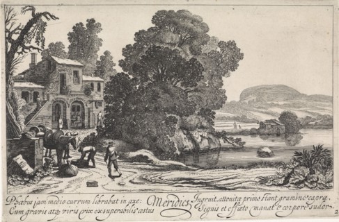 Italianate landscape: afternoon, Jan van de Velde (II), 1603-1641