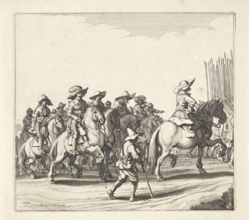 Exodus from the Spanish army from Maastricht, 1632 (plate 5), Jan van de Velde (II), Jan Martszen