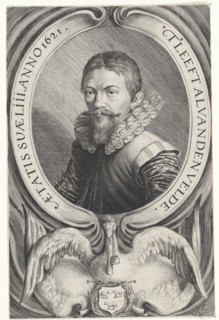 Portrait of Jan van de Velde I, Jan van de Velde II, 1621
