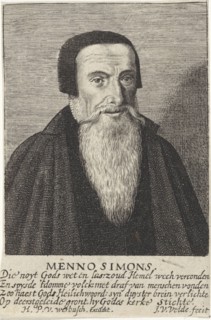Portrait of Menno Simons, Jan van de Velde (II), Hans Passchiers van Wesbusch, 1623 - 1641