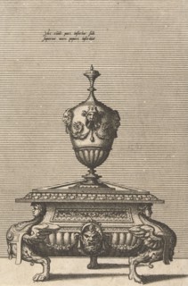 Pepper and salt shaker, Johannes or Lucas van Doetechum, Hans Vredeman de Vries, Hieronymus Cock,