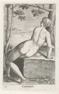 Water Nymph Camerina, Philips Galle, 1587