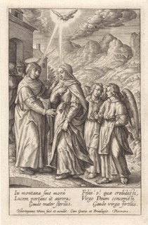 Visitation, Hieronymus Wierix, 1563 - before 1619