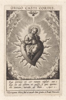 The heart Morality, Hieronymus Wierix, 1563 - before 1619
