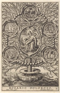 Five sorrowful mysteries, Antonie Wierix (II), Hieronymus Wierix, 1605 - 1619