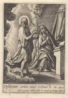 Christ appears to Mary, Hieronymus Wierix, 1563 - before 1619