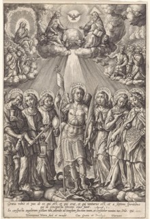 Seven Archangels, Hieronymus Wierix, 1563 - before 1619
