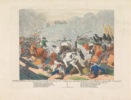 The fall of Frederick William, Duke of Brunswick, 1815, Anonymous, Friedrich Campe, 1815