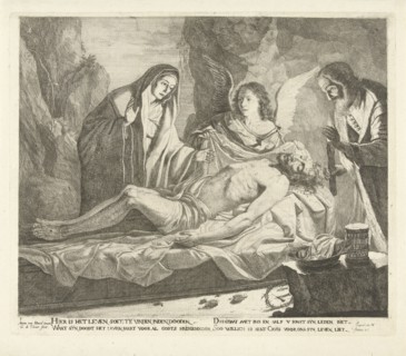 Entombment of Christ, Guillaume Duvivier (17e eeuw), c. 1660 - c. 1670