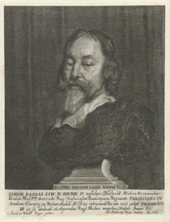 Bust of Simon Paulli, Albert Haelwegh, 1666