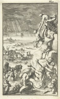 The Flood, Jan Luyken, Barent Bos, 1694