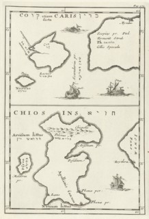 Maps of Kos and Chios, Jan Luyken, Cornelis Boutesteyn, Jordaan Luchtmans, 1692