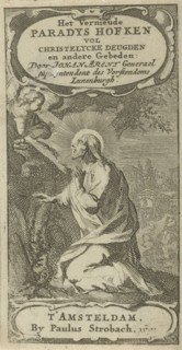 Christ praying in the Garden of Gethsemane, Jan Luyken, Paulus Strobach, 1691