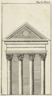 Roman temple in Pula, Jan Luyken, Hendrick and Dirk Boom, 1679
