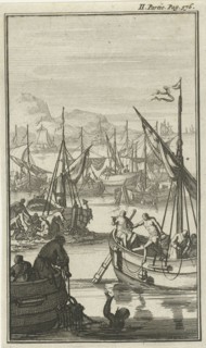 Pearl Fisheries in Persia, Jan Luyken, Charles Angot, 1689