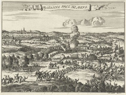 Battle of St Denis, 1678, France, Jan Luyken, Hendrick and Dirk Boom, 1680