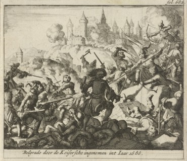 Taking Belgrade, 1688, Jan Luyken, Jurriaen van Poolsum, 1689