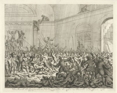 Murder in a church in Naarden, 1572, The Netherlands