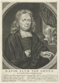 Portrait of David Flud van Giffen, pastor in Dordrecht, The Netherlands
