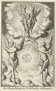 Several cherubs, Jan Luyken, Willem Goeree, 1683