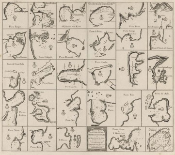 Sheet 29 ports on the Mediterranean, print maker: Anonymous, 1682 - 1803