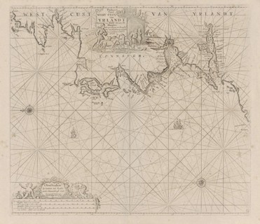 Sea chart of a portion of the west coast of Ireland, Jan Luyken, Anonymous, Johannes van Keulen