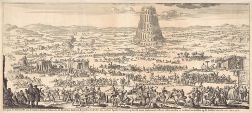 Tower of Babel, Jan Luyken, Willem Goeree, 1690
