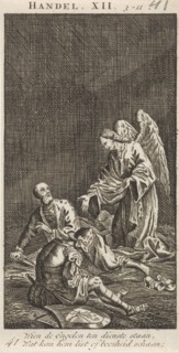 Liberation of Peter from prison, Jan Luyken, Anonymous, 1712