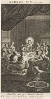 Last Supper, Jan Luyken, Anonymous, 1712