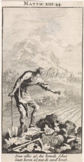 Parable of the treasure in the field, Jan Luyken, 1712