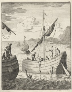Pearl Fisheries in Persia, Jan Luyken, 1682