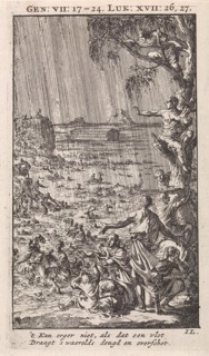 Flood, Jan Luyken, wed. Pieter Arentsz & Cornelis van der Sys (II), 1712