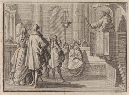 Wonder of the extinguished and reignited lamp, Caspar Luyken, Christoph Weigel, Frantz Martin