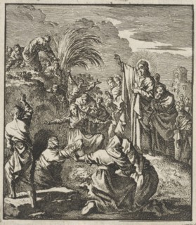 Raising of Lazarus, Jan Luyken, Jan Rieuwertsz. (II), Barent Visscher, 1706