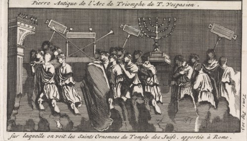 Relief of the Arch of Titus, Jan Luyken, Pieter Mortier, 1705