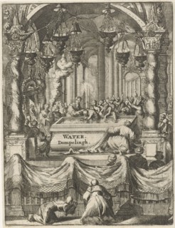 Baptism ceremony in a Russian church, Jan Luyken, Jan Claesz ten Hoorn, 1681