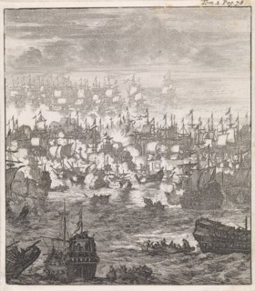 Battle of Beachy Head, 1690, Southern England UK