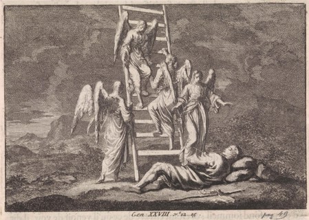 Jacob's Ladder, Jan Luyken, Pieter Mortier, 1703 - 1762