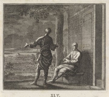 evening, Jan Luyken, Christoph Weigel, 1695 - 1705