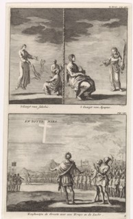 Visions of St. Jacob and St. Agapitus and the vision of Emperor Constantine the Great on the