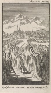 Funeral procession of Don Juan of Austria, 1574, Jan Luyken, Engelbrecht Boucquet, 1699