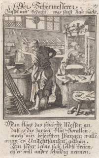 Cutler, Caspar Luyken, Anonymous, 1711