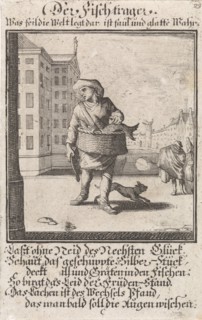 Fish carrier, Caspar Luyken, Anonymous, 1711