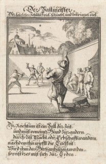 ballplayers, Caspar Luyken, Anonymous, 1711