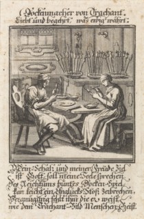 Dolls maker. Jan Luyken, Anonymous, 1698