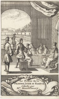 Zelan and Doronte appear in court, Caspar Luyken, Caspar Luyken, Adriaan Braakman, 1698