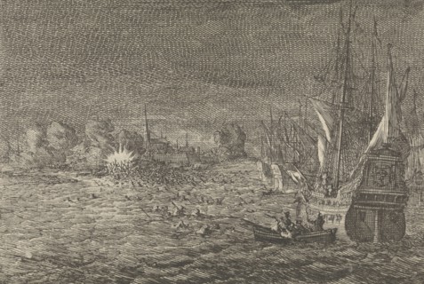 Ostend conquered by the Spaniards from the French, 1658, Caspar Luyken, Pieter van der Aa (I), 1698