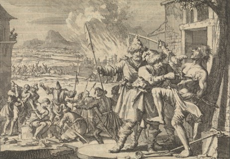 Atrocities against the people of Lower Austria committed by Polish Cossacks in the service of the