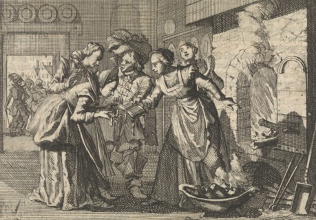 In Langengunz (Hessen) the book Paradyshofken is extracted from a burning furnace undamaged, 1624.
