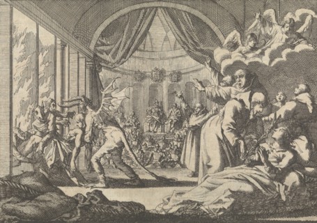 Satirical theatrical performance given by King Philip IV of Spain to his guest Charles I of